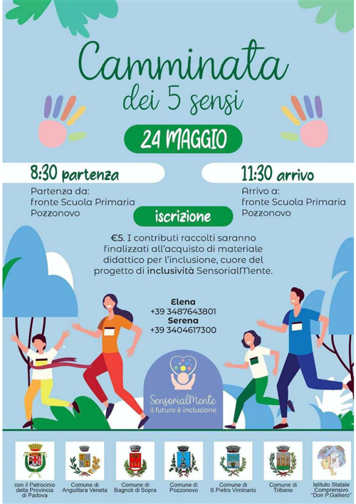 "Camminata dei 5 sensi"