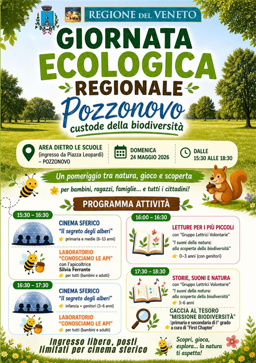 Giornata Ecologica Regionale "Pozzonovo: custode della biodiversità".